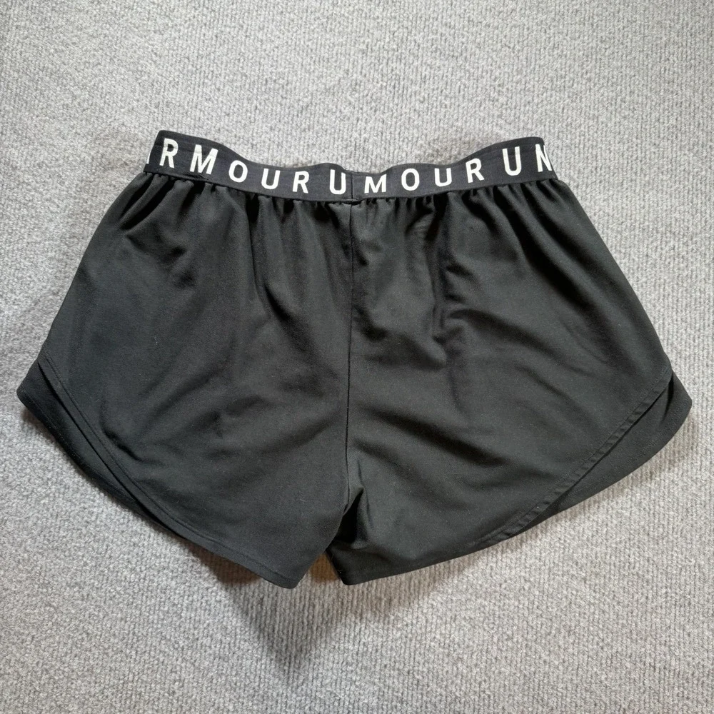 Under Armour Womens PuPlay Up Twist Large Black Loose Shorts - Picture 6 of 8